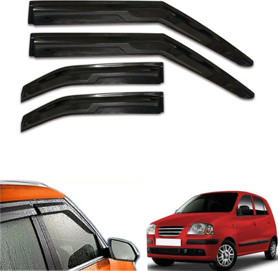motobridge For Non-convertibles Front, Rear Wind Deflector(Tinted Hyundai Santro Xing)