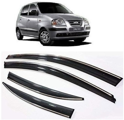 MOTOSHIELD For Non-convertibles Front Wind Deflector(Tinted HYUNDAI Santro Xing)