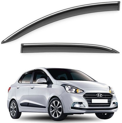 GOODZYLO For Front, Rear Wind Deflector(HYUNDAI Xcent)
