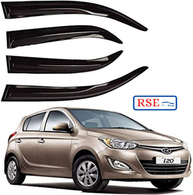 GAURIENTERPRIES For Front, Rear Wind Deflector(Tinted HYUNDAI i20)