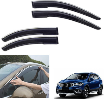 PEEPS STORE For Non-convertibles Front, Rear Wind Deflector(Tinted Maruti S-Cross Zeta DDiS 200 SH Diesel)
