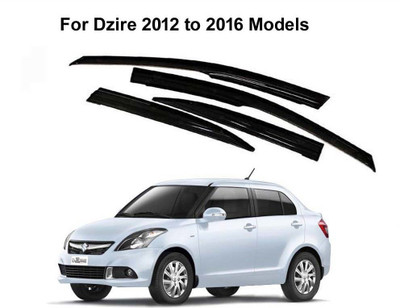 motobridge For Front, Rear Wind Deflector(Tinted Maruti New Dzire)
