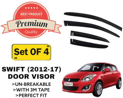 Dylon For Non-convertibles Front Wind Deflector(Tinted Maruti Swift)