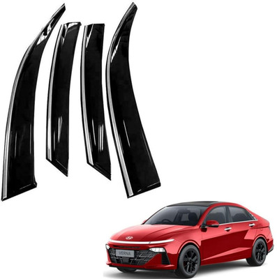 Ds enterprise For Non-convertibles Front, Rear Wind Deflector(Tinted HYUNDAI Verna)