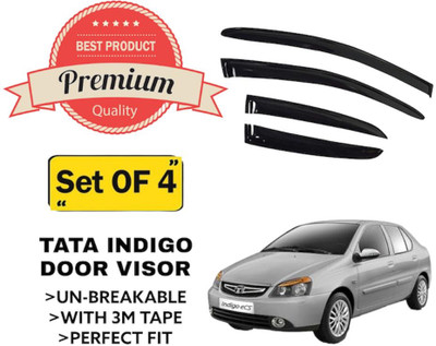 Dylon For Non-convertibles Front Wind Deflector(Tinted Tata Indigo)