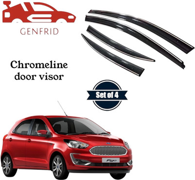 GENFRID For Non-convertibles Front Wind Deflector(Tinted Ford Figo Aspire 1.2 Ti-VCT Ambiente)