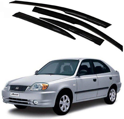 motobridge For Front, Rear Wind Deflector(Tinted Hyundai Accent)