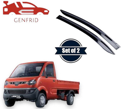 GENFRID For Non-convertibles Front Wind Deflector(Tinted Mahindra NA)