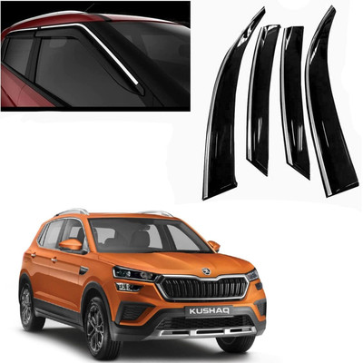 Ds enterprise For Non-convertibles Front, Rear Wind Deflector(Tinted Skoda NA)