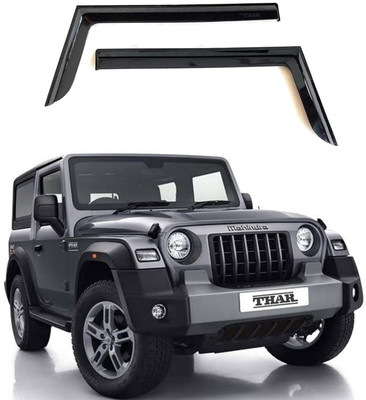 Ds enterprise For Non-convertibles Front, Rear Wind Deflector(Tinted MAHINDRA Thar)