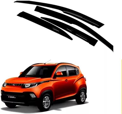 motobridge For Non-convertibles Rear, Front Wind Deflector(Clear Mahindra KUV100)