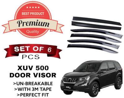 Dylon For Non-convertibles Front Wind Deflector(Tinted Mahindra XUV500 AT W10 FWD)