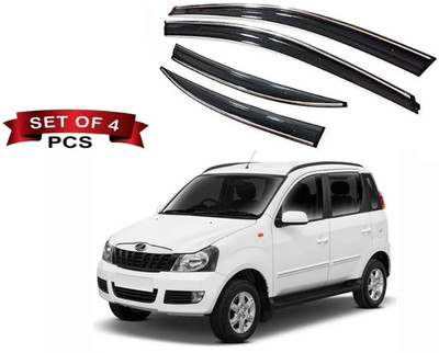 VKUNIVERSE For Non-convertibles Rear, Front Wind Deflector(Clear Mahindra Quanto)