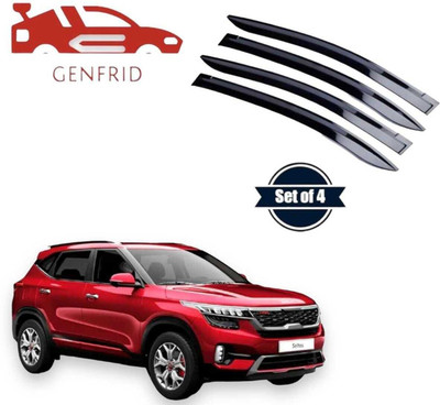GENFRID For Non-convertibles Front Wind Deflector(Tinted Kia Seltos GTK 1.4)