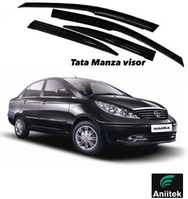 ANiiTEK For Non-convertibles Rear, Front Wind Deflector(Tinted Tata Manza)