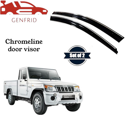 GENFRID For Non-convertibles Front, Rear Wind Deflector(Tinted MAHINDRA Bolero)