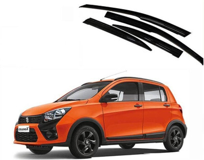 motobridge For Non-convertibles Front, Rear Wind Deflector(Tinted Maruti Celerio LXI Petrol)