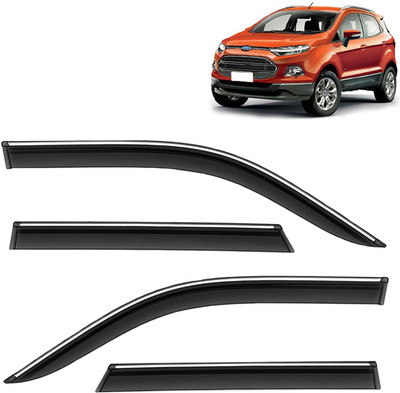 Kingsway For Non-convertibles Front, Rear Wind Deflector(Tinted Ford Ecosport)