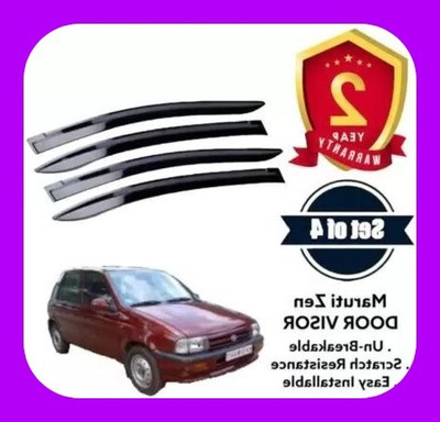 ANiiTEK For Non-convertibles Front, Rear Wind Deflector(Tinted Maruti Zen)