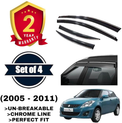 VIZOLT For Non-convertibles Front Wind Deflector(Tinted NA Swift Dzire ZXI 1.2 Petrol)