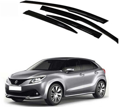 motobridge For Front, Rear Wind Deflector(Tinted Maruti Baleno)