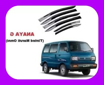 ANiiTEK For Non-convertibles Front, Rear Wind Deflector(Tinted Maruti Omni)