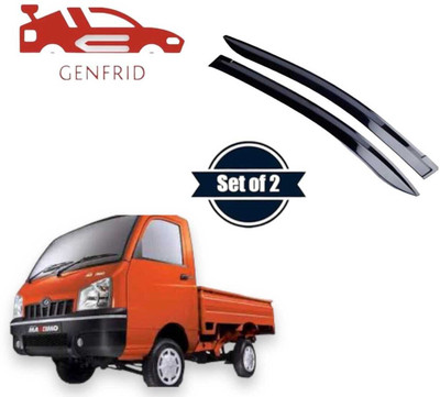 GENFRID For Non-convertibles Front Wind Deflector(Tinted Mahindra Supro LX 8 Str)