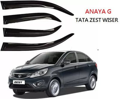 ANAYA G For Non-convertibles Front Wind Deflector(Tinted Tata Zest)