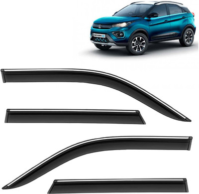 Kingsway For Non-convertibles Front, Rear Wind Deflector(Tinted Tata Nexon EV XM)