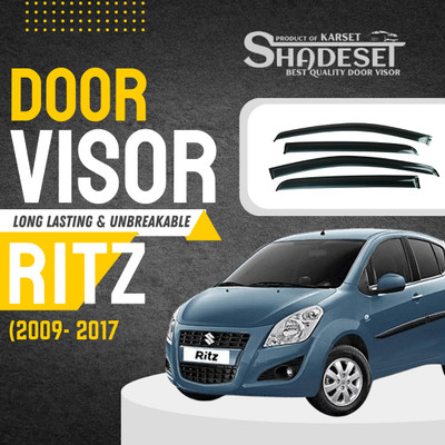 SHADESET For Convertibles Front, Rear Wind Deflector(Tinted Maruti Ritz)
