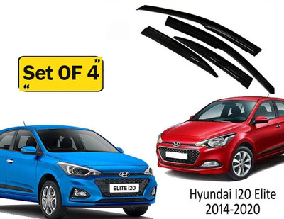motobridge For Non-convertibles Front, Rear Wind Deflector(Tinted HYUNDAI i20)