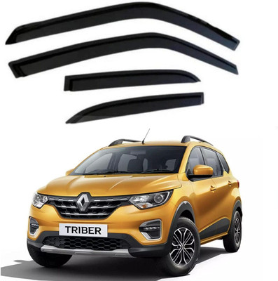 Ds enterprise For Non-convertibles Front, Rear Wind Deflector(Tinted Renault Triber RXE, Triber RXL, Triber RXT, Triber RXZ)
