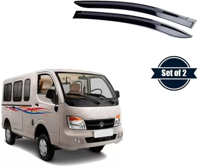 VKUNIVERSE For Non-convertibles Rear, Front Wind Deflector(Tinted Tata NA)