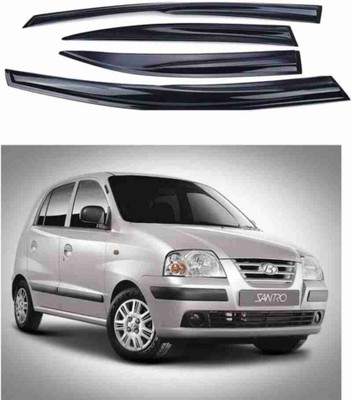 Rockbalck For Non-convertibles Rear, Front Wind Deflector(Tinted Maruti Santro Xing)