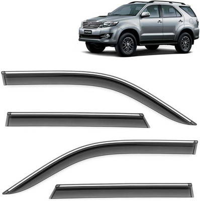 Kingsway For Non-convertibles Front, Rear Wind Deflector(Tinted Toyota Fortuner)