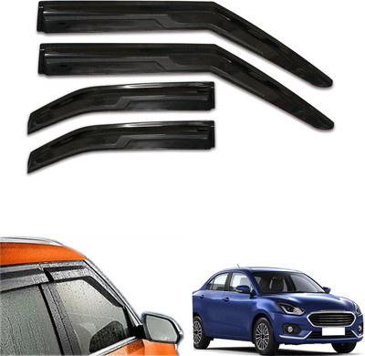 motobridge For Non-convertibles Front, Rear Wind Deflector(Tinted Maruti Swift Dzire VXI)