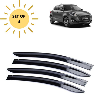 GAURIENTERPRIES For Non-convertibles Rear, Front Wind Deflector(Tinted Maruti Swift)