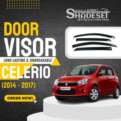 SHADESET For Convertibles Front, Rear Wind Deflector(Tinted Maruti New Dzire)
