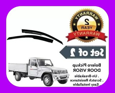 ANiiTEK For Non-convertibles Front, Rear Wind Deflector(Tinted MAHINDRA Bolero)