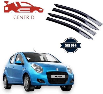 GENFRID For Non-convertibles Front Wind Deflector(Tinted Maruti A-Star LX)