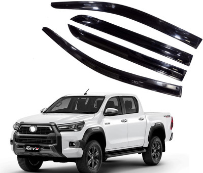 Kunj Autotech For Non-convertibles Front, Rear Wind Deflector(Tinted Toyota NA)