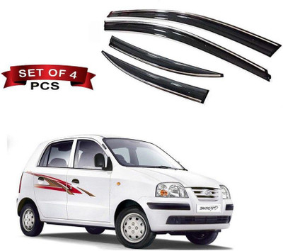 motobridge For Convertibles Front, Rear Wind Deflector(Tinted Hyundai Santro Xing)