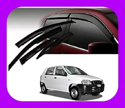 ANiiTEK For Non-convertibles Front, Rear Wind Deflector(Tinted Maruti Alto)