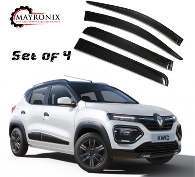 Mayronix For Non-convertibles Front, Rear Wind Deflector(Tinted Renault Kwid)