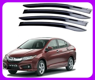 ANiiTEK For Non-convertibles Front, Rear Wind Deflector(Tinted Honda City i VTEC V)