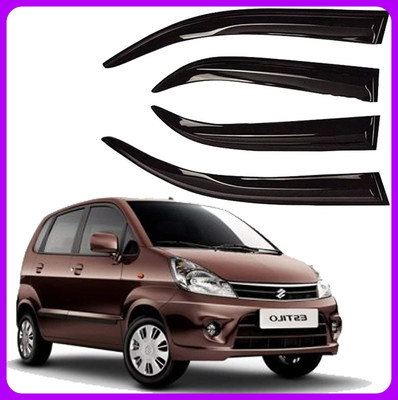 ANiiTEK For Front, Rear Wind Deflector(Tinted Maruti Zen Estilo)