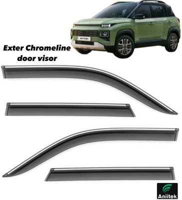 ANiiTEK For Non-convertibles Rear, Front Wind Deflector(Tinted Hyundai Universal For Car)