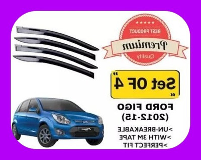 ANiiTEK For Non-convertibles Front, Rear Wind Deflector(Tinted Ford Figo)