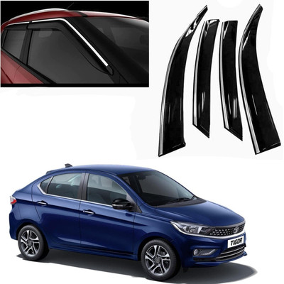 Ds enterprise For Non-convertibles Front, Rear Wind Deflector(Tinted Tata Tigor)