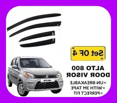 ANiiTEK For Non-convertibles Front, Rear Wind Deflector(NA Maruti Alto 800)